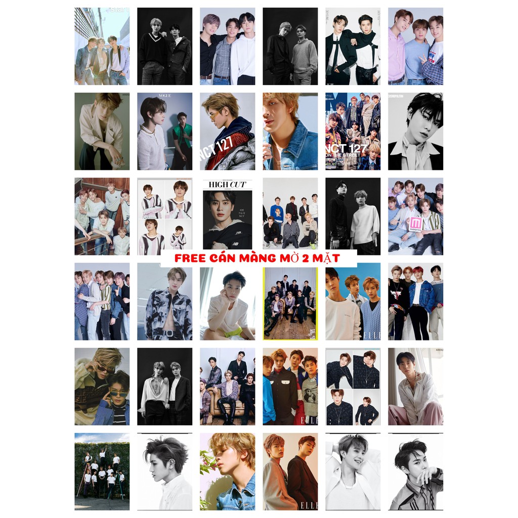 Lomo card 72 ảnh NCT 127 - Magazine