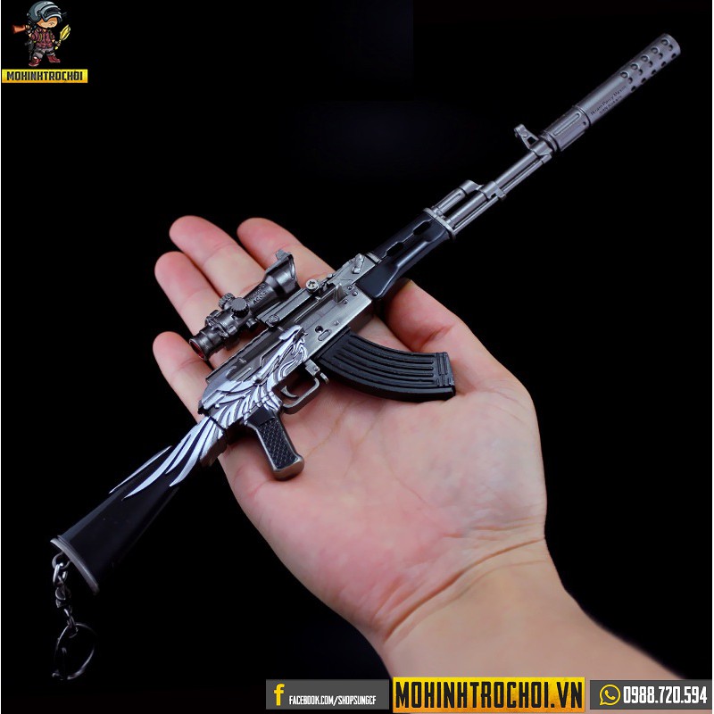 Mô Hình AKM Glory 27cm Tháo Nắp - PUBG