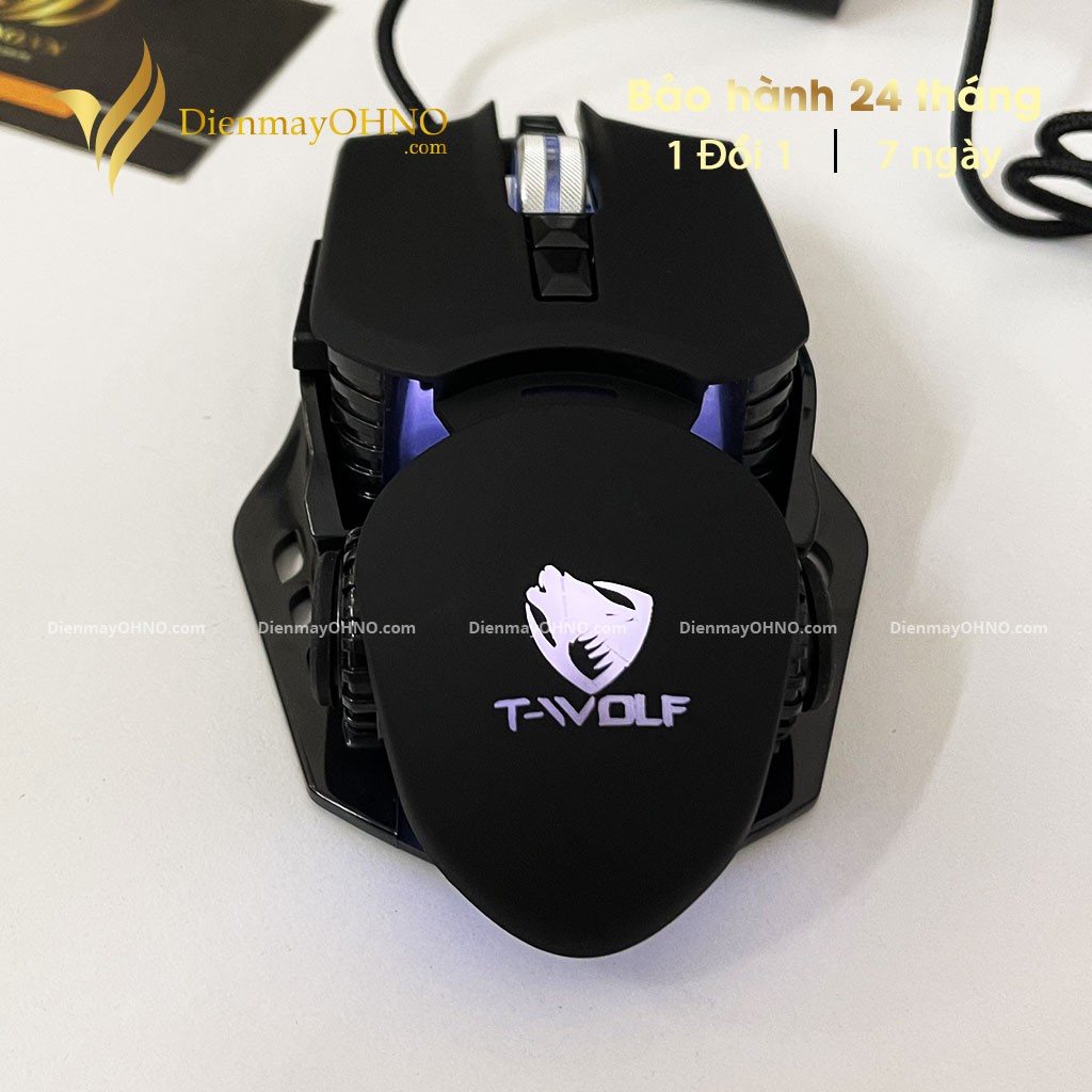 Chuột Chơi Game T-WOLF G530 Chuột Gaming Máy Tính Bàn Laptop Có Dây Chính Hãng - Điện Máy OHNO