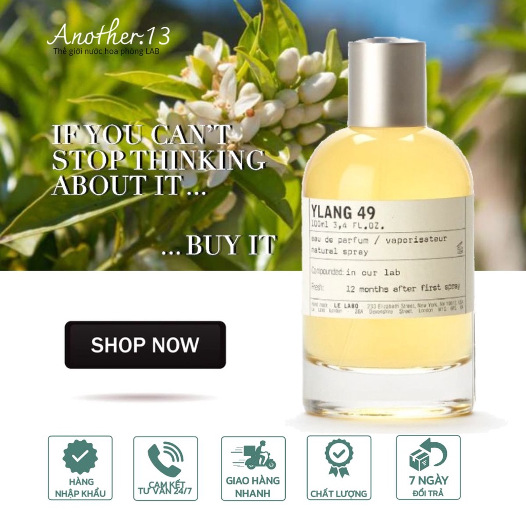 ⁂︎ 10ml┊Nước Hoa Phòng Lab ʟ ᴇ ʟ ᴀ ʙ ᴏ - Ylang 49 / EDP