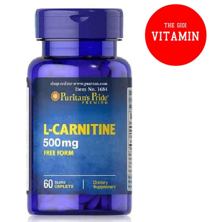 [Puritan's Pride] Viên uống giảm cân L-Carnitine lọ 30 viên nhập khẩu Mỹ | BigBuy360 - bigbuy360.vn