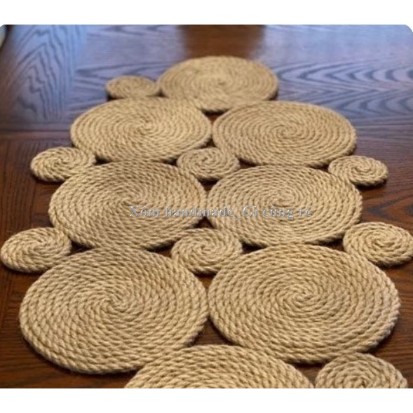 Dây thừng 10mm, dài 5m, dây thừng trang trí, dây đay, làm đồ handmade, decor, sỉ dây thừng