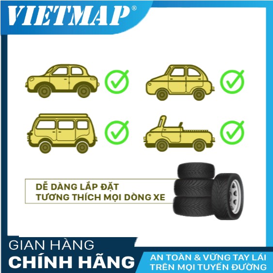 Cảm Biến Áp Suất Lốp TPMS TireSafe D10e Cho PAPAGO Vietmap S70G