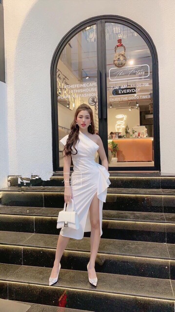 (ẢNH THẬT) ĐẦM DỰ TIỆC BODY ÔM LỆCH VAI HY LẠP XẾP LY BÈO KÈM MÚT NGỰC SANG TRỌNG GIÁ XƯỞNG | BigBuy360 - bigbuy360.vn