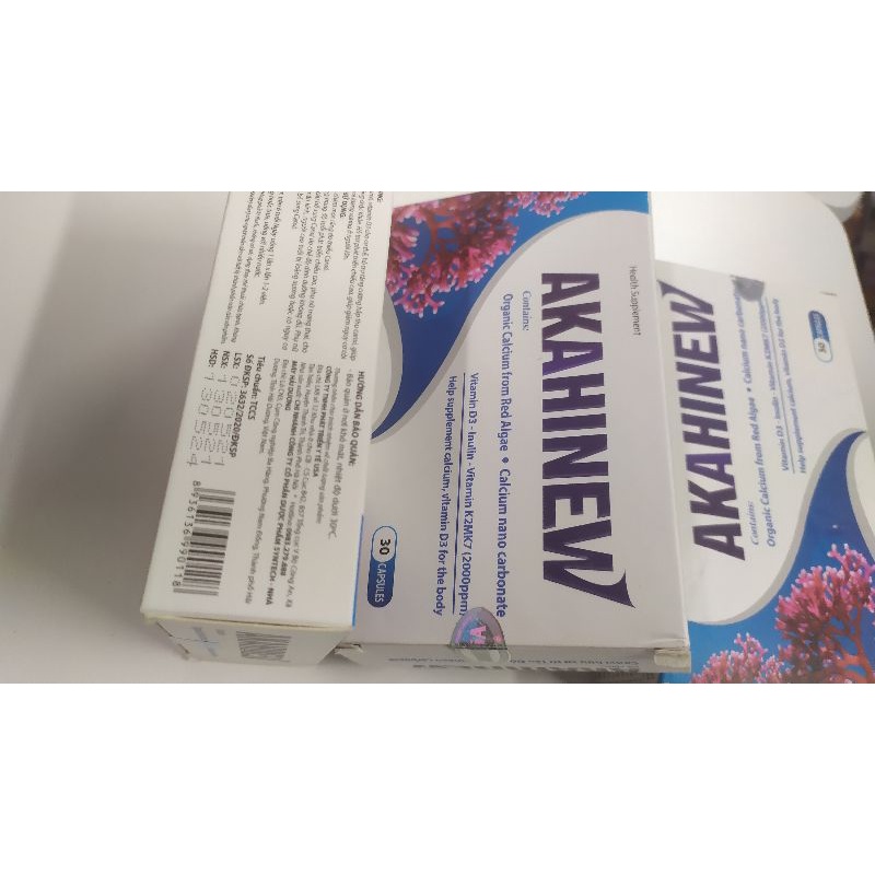 Akahinew (30 viên ) - Giúp bổ sung canxi, vitamin D3 cho cơ thể [Chính hãng ]