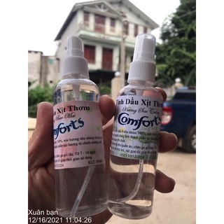 Tinh dầu xịt thơm quần áo hương Comfo 100ml