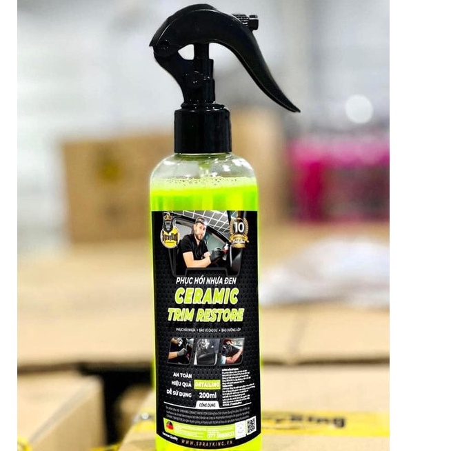 [HCM] Phục hồi nhựa nhám - Sprayking Ceramic Trim Restore 200ml