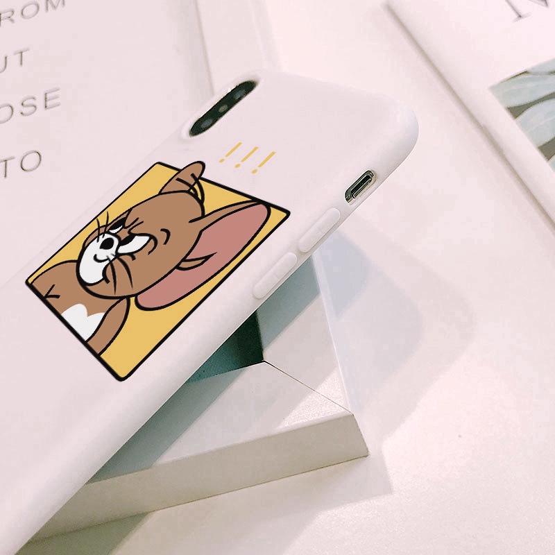 Ốp điện thoại in hình mèo và chuột cho iPhone11/11Pro 11pro Max X XR XS XS MAX 6 7 8 plus SE | BigBuy360 - bigbuy360.vn