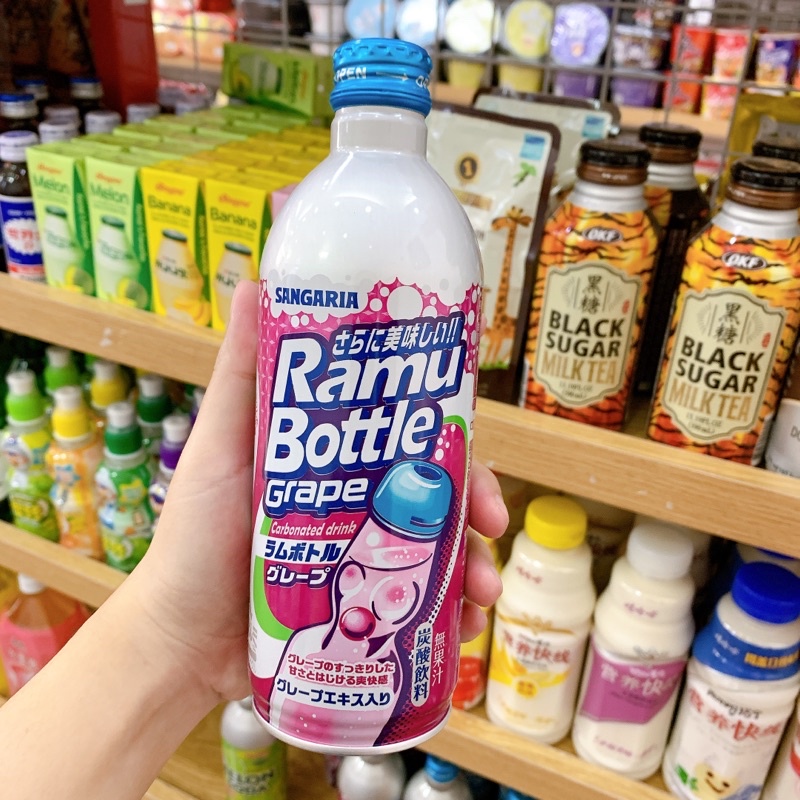 NƯỚC SODA RAMU BOTTLE NHẬT CHAI 500ML