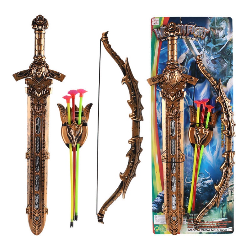 Đồ chơi vũ khí cổ đại nhiều chi tiết cỡ lớn cho bé trai cosplay hoá trang nhân vật viking B4KIDS - L8