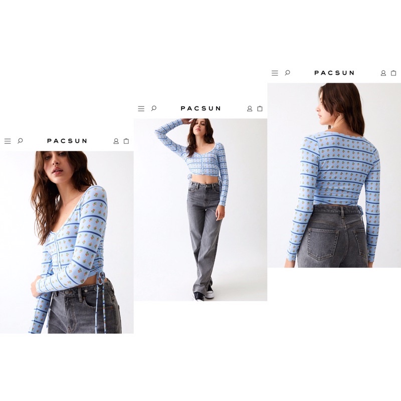 🧡 Áo tay dài cổ V P@csun xuất xịn