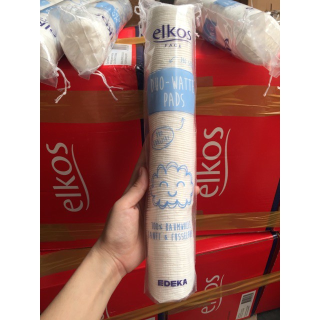Bông Tẩy Trang Elkos Duo Waste 140 Miếng Đức | BigBuy360 - bigbuy360.vn