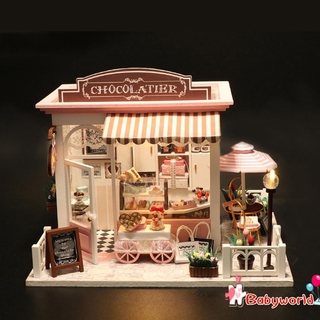 Mô hình nhà búp bê bằng gỗ diy