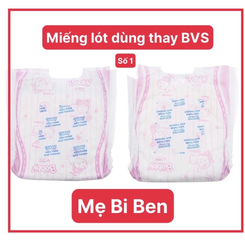 [Tách lẻ miếng] Miếng lót Bobby Newborn 1 (cho bé dưới 5kg)