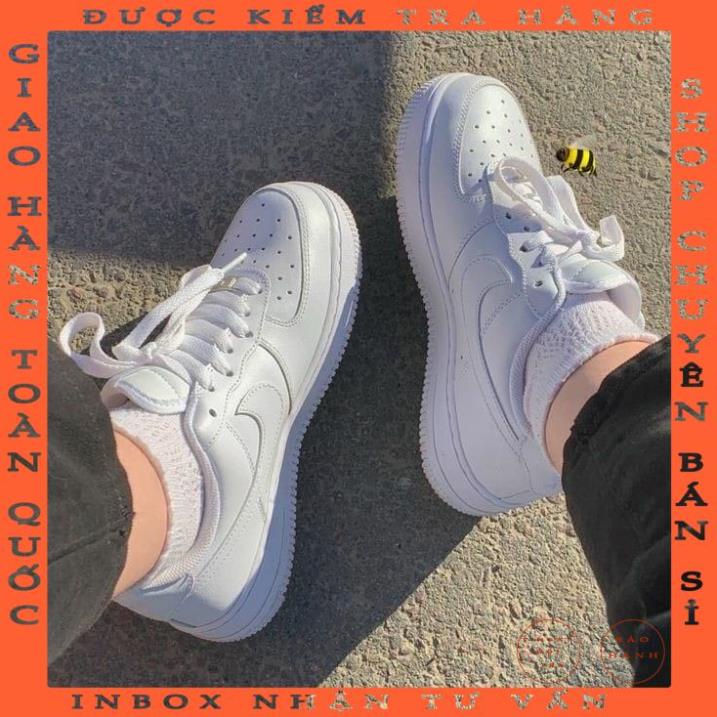 , 𝐍𝐢𝐤𝐞 AF1 , ari force 1 Màu Trắng Bản Đẹp Hot Hit 2021 fresship toàn quốc