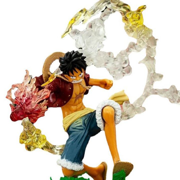 Mô Hình Nhân Vật Figure Monkey D Luffy Gear 2, Gear 4 Fire Boxing One Piece - Mô Hình Figure Luffy Mũ Rơm Vua Hải Tặc