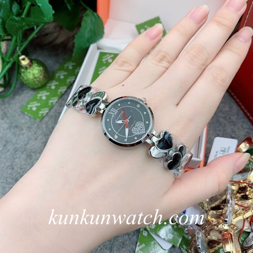 Đồng Hồ Nữ Sunrise 9010SA - Authentic - Kiểu Dáng Lắc Tay