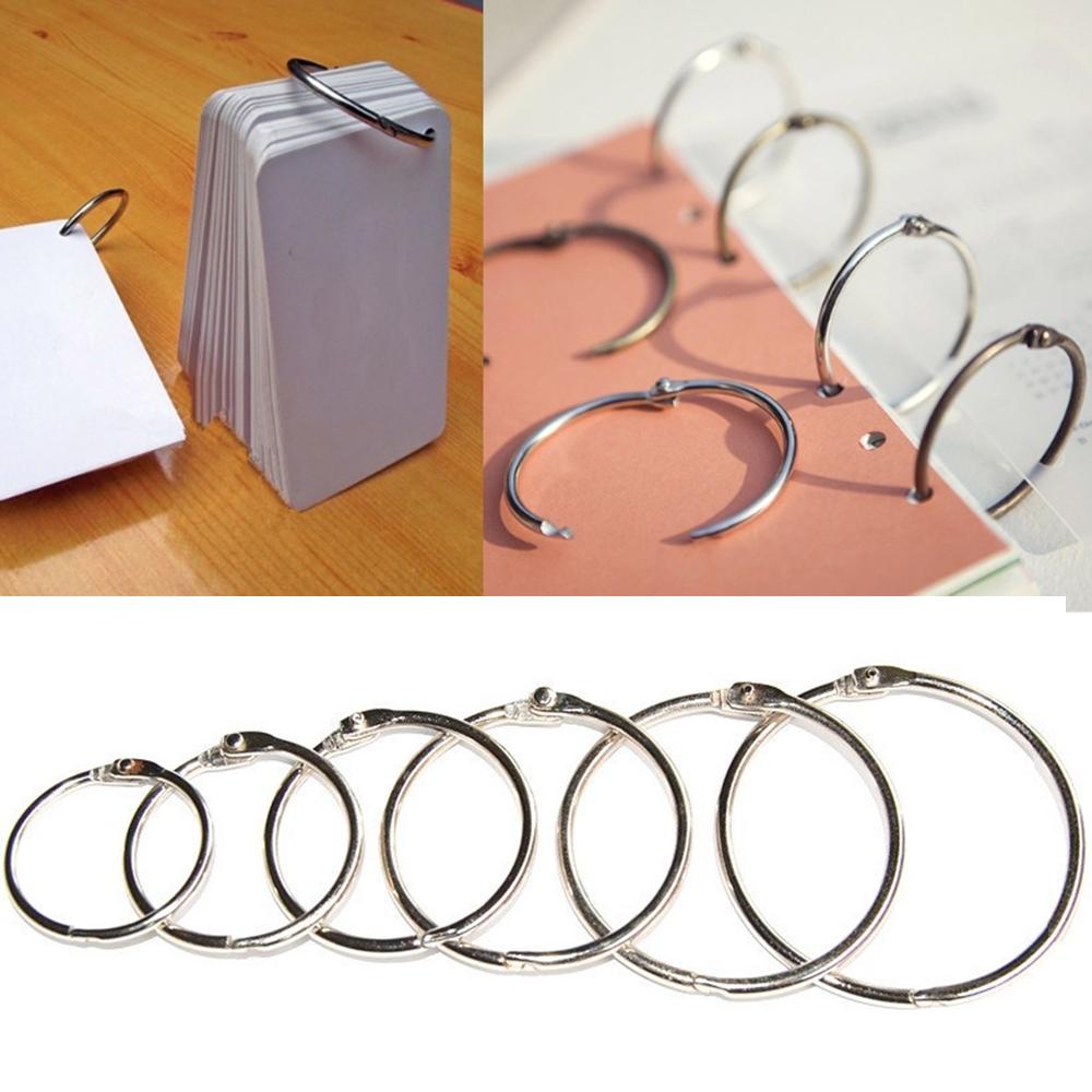 Set 10 Vòng Kim Loại Làm Sổ Lưu Niệm Đa Năng DIY