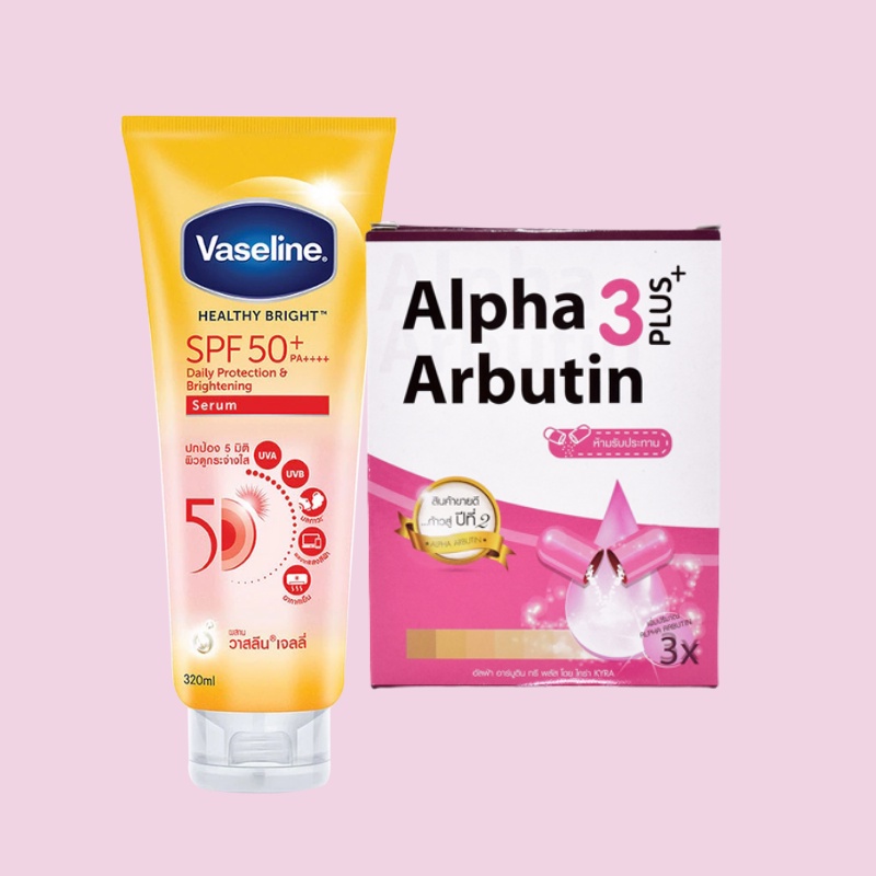 Sữa dưỡng thể Thái Lan Vaseline 50X Healthy Bright Daily Protection