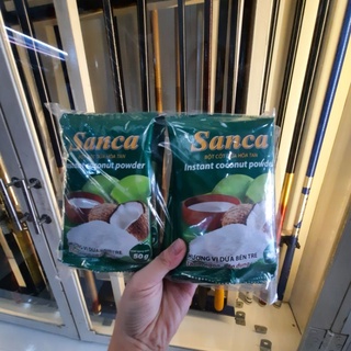 Bột cốt dừa Sanca gói 50gram date xa.