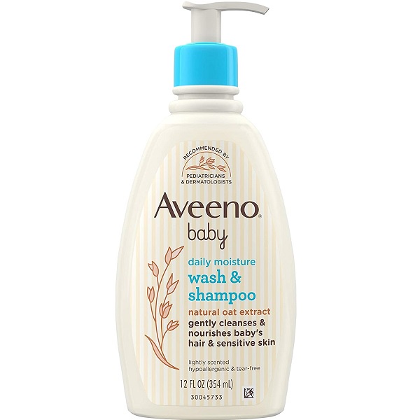 Set sữa tắm và dưỡng ẩm Aveeno Baby 354ml