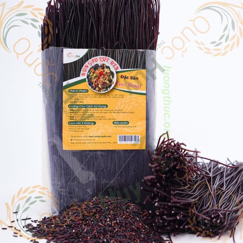 Bún gạo lứt đỏ/ Bún gạo lứt đen cao bằng 500gr