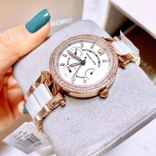 Đồng Hồ Michael Kors Nữ MK6261 Đính Đá Vỏ Rose Gold Size 33mm