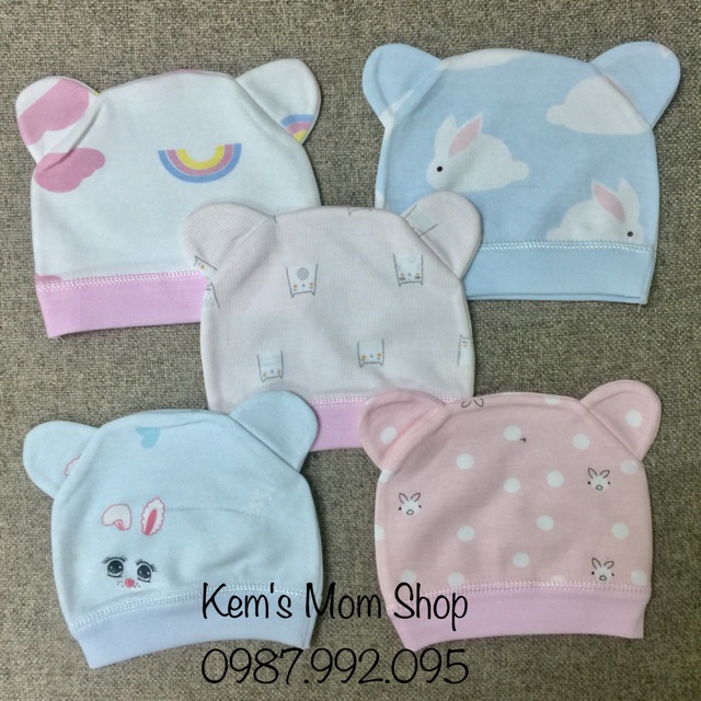 Mũ hình loại cotton đẹp cho bé