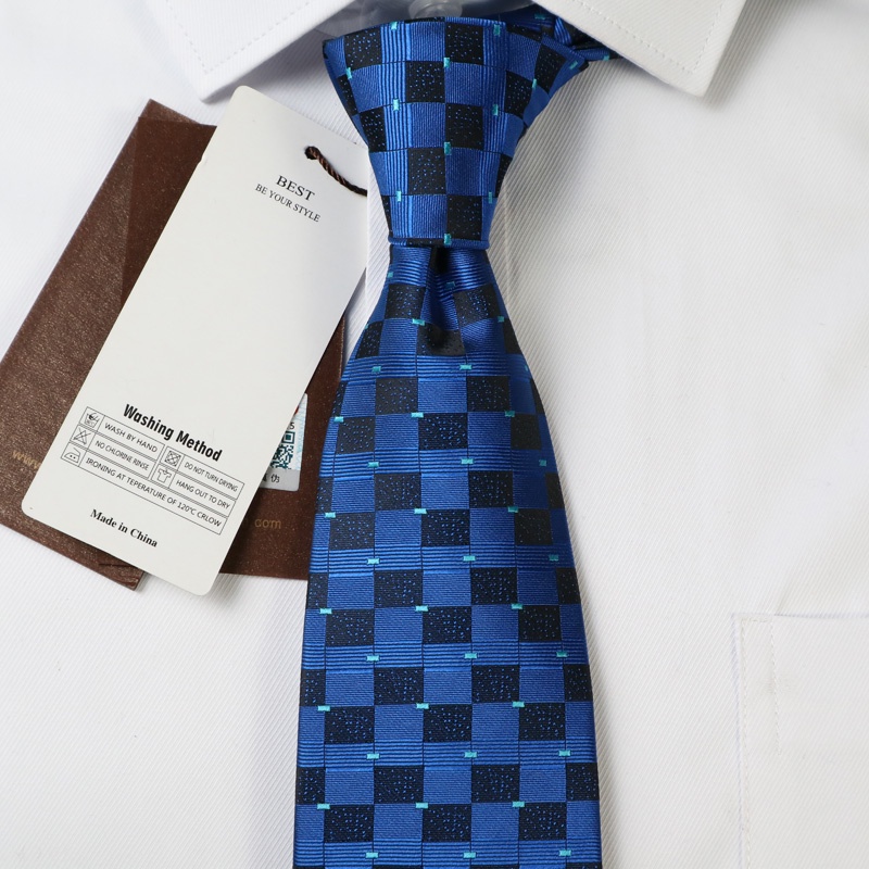 Cà Vạt 8CM Họa Tiết Sọc Caro / Chấm Bi Phong Cách Cổ Điển Thời Trang Công Sở Cho Nam