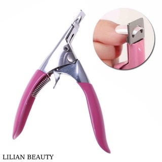  KỀM CẮT MÓNG GIẢ LÀM NAIL LƯỠI THÉP MẪU CÁN NHỰA 