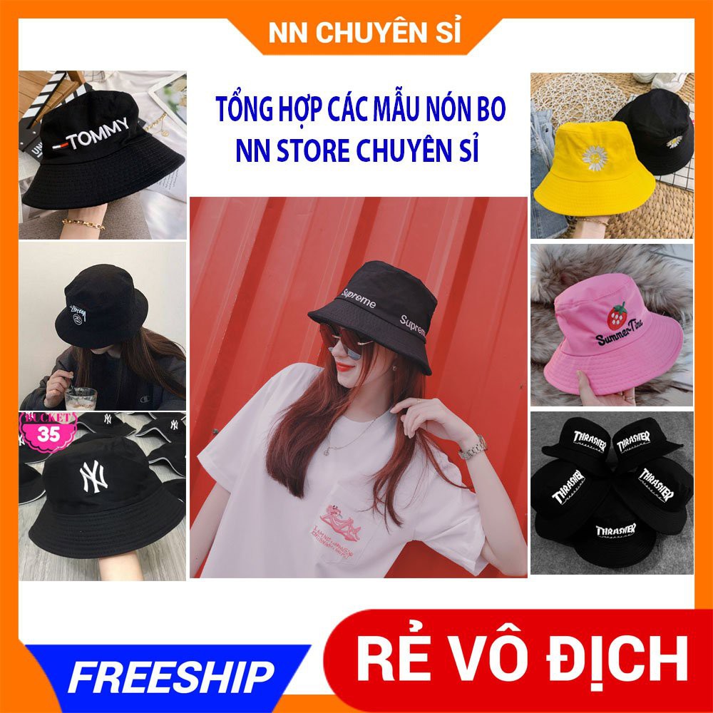 NÓN BUCKET NAM NỮ 🥑ẢNH THẬT🥑 NÓN BO THỜI TRANG - NÓN BUCKET CÁ TÍNH