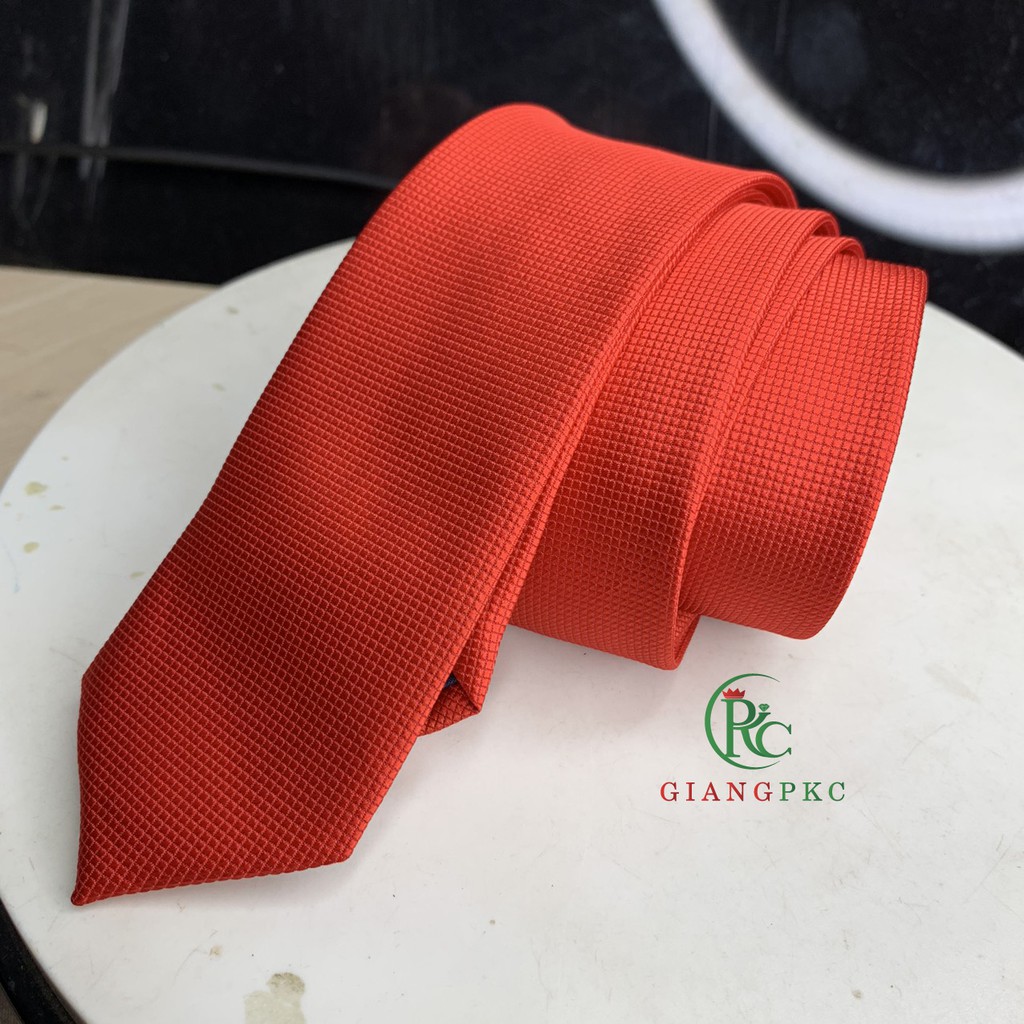 Cà vạt nam 5cm vải gân kiều dáng hàn quốc Giangpkc36