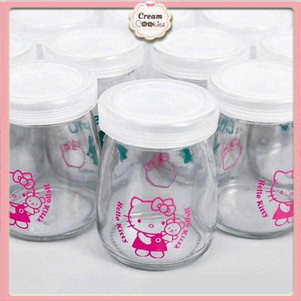 Hũ Thủy Tinh Làm Sữa Chua Có Nắp Loại 1 (100ML)