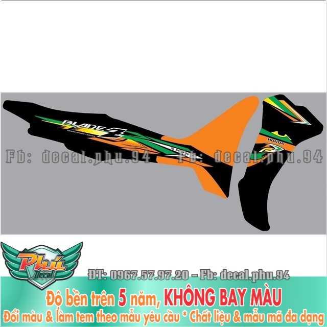 Tem rời Blade CAM ĐEN -1