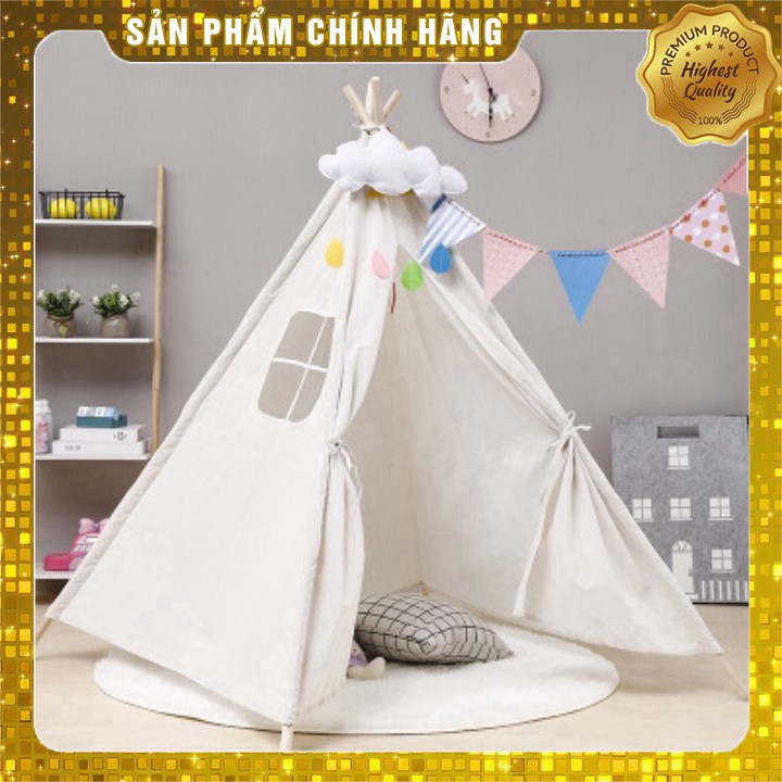 [HÀNG VIỆT NAM] Lều trẻ em Ấn Độ bé trai và bé gái 110cm - Lều lâu đài công chúa dã ngoại yêu thích 2020 F1