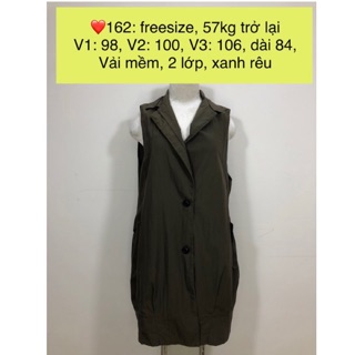 Áo vest freesize dáng dài chất đẹp 2hand