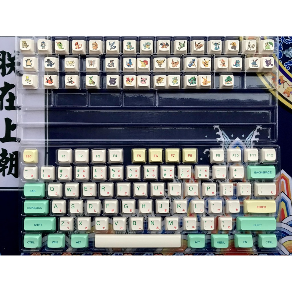 Bộ Keycap XDA POKEMON 162 nút