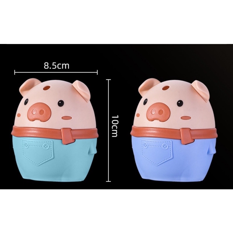 HỦ ĐỰNG TĂM ẤN TỰ ĐỘNG - THIẾT KẾ HÌNH HEO DỄ THƯƠNG