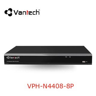 Đầu ghi NVR 8 kênh H.265 4K 8 cổng POE VPH-N44 thumbnail