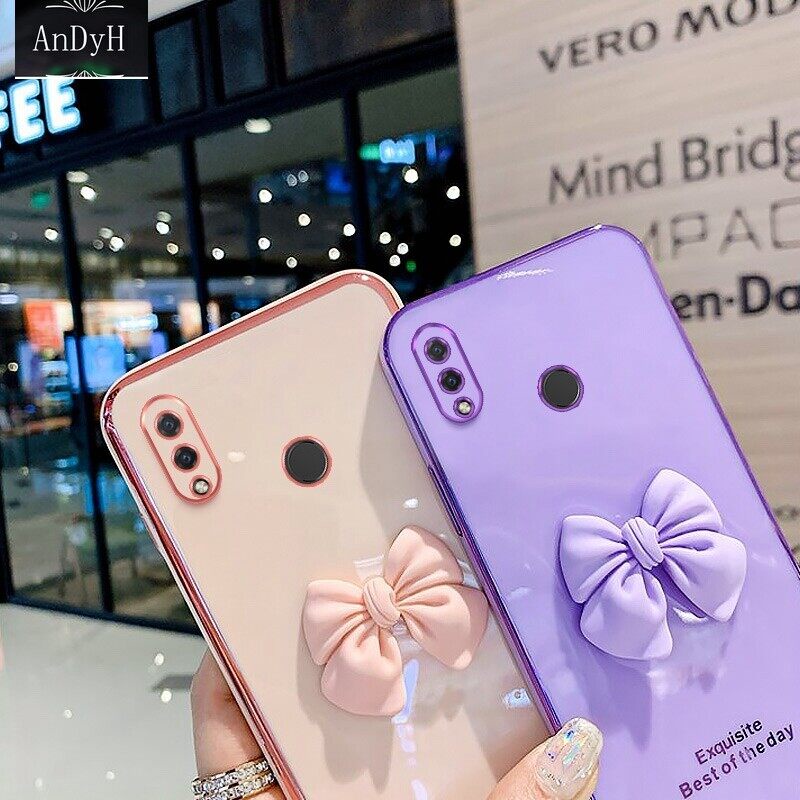 Ốp Lưng Hình Cô Gái Thắt Nơ Cho Huawei Nova 3 3i 3E 4E