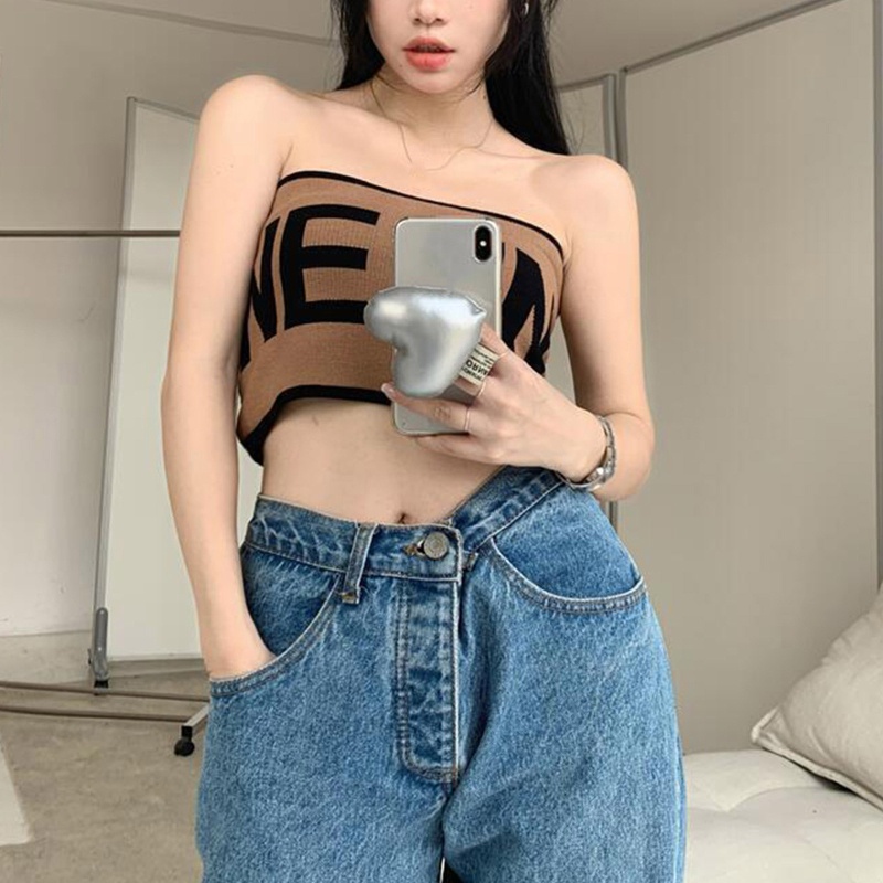 Áo Lửng Không Tay Thời Trang Quyến Rũ Dành Cho Nữ