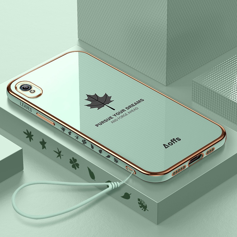 Ốp Điện Thoại Mềm Họa Tiết Lá Phong Cho VIVO Y91C Y1S Y93 1929 V2015 1820 2015 1811