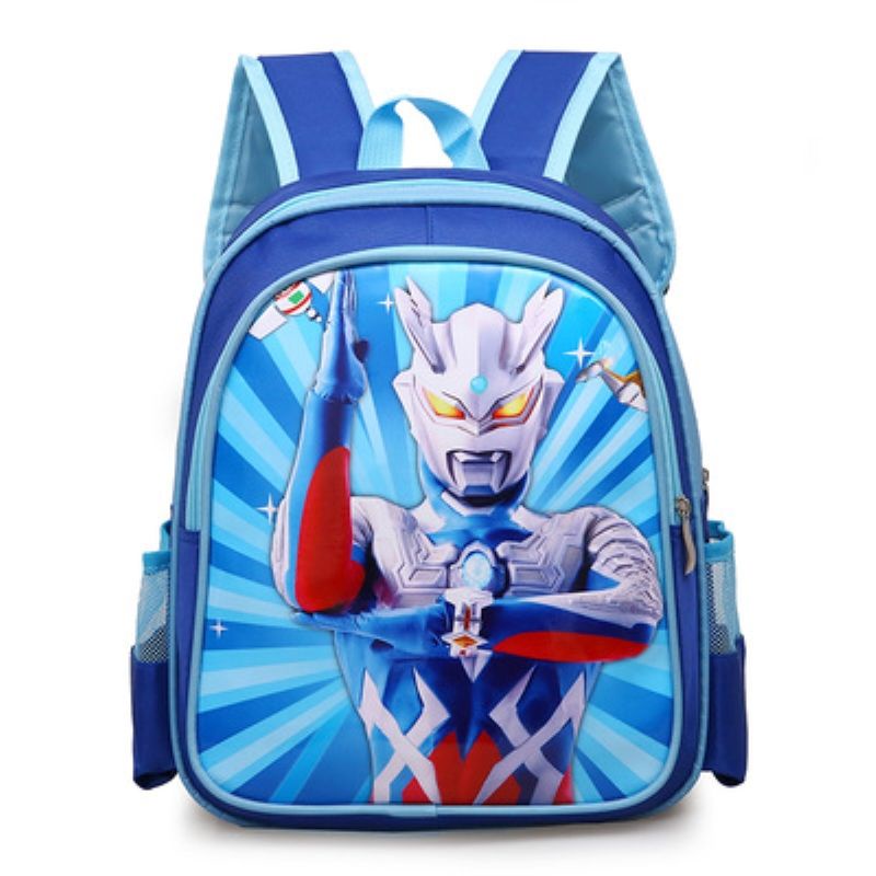SUGE Ba Lô Đi Học Họa Tiết Spiderman Ultraman Aisha princess Dành Cho Các Bé Mẫu Giáo