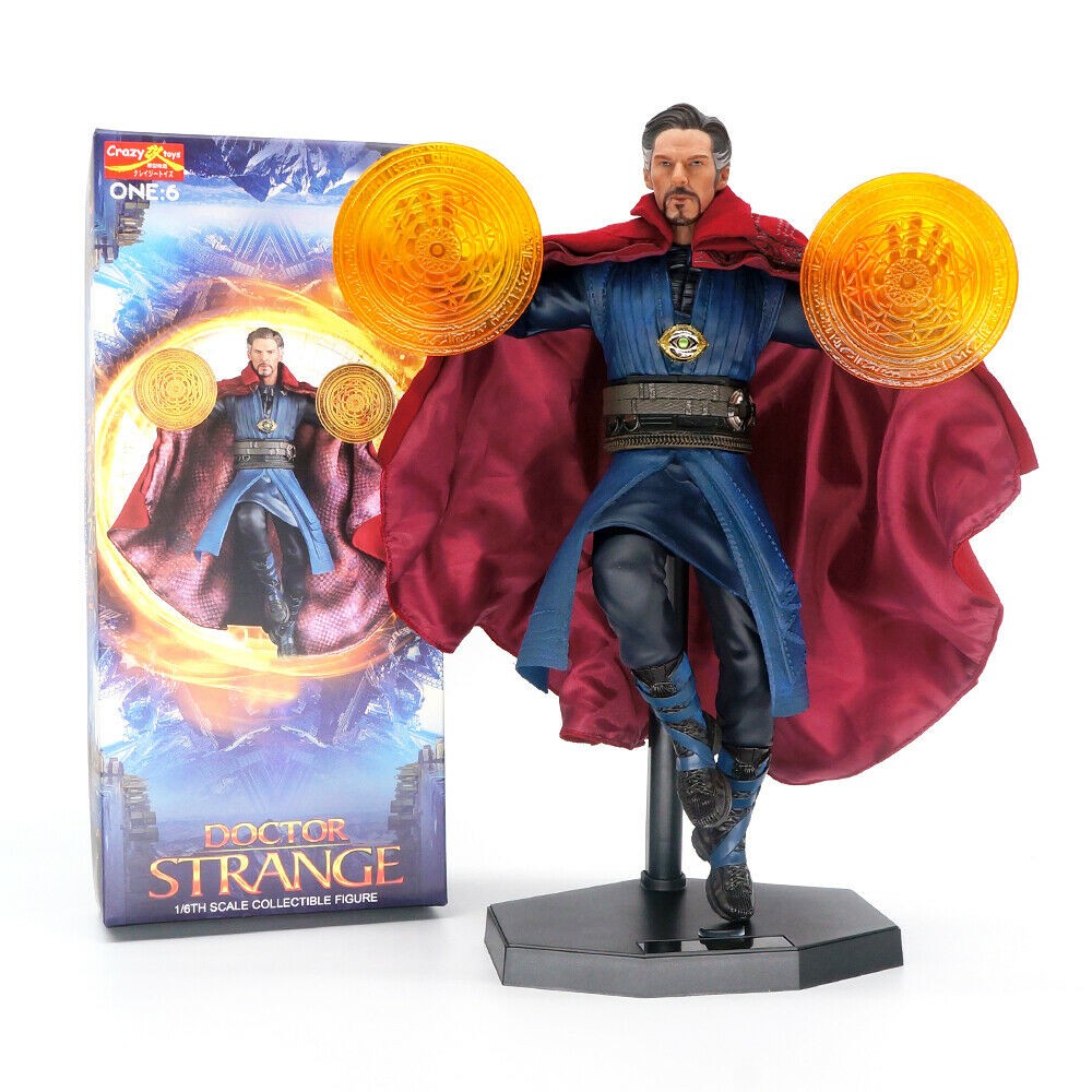 [FMSHOPVN] FIGURE CRAZY TOY DOCTOR STRANGE MÔ HÌNH NHÂN VẬT NAM ANH HÙNG PVC TĨNH