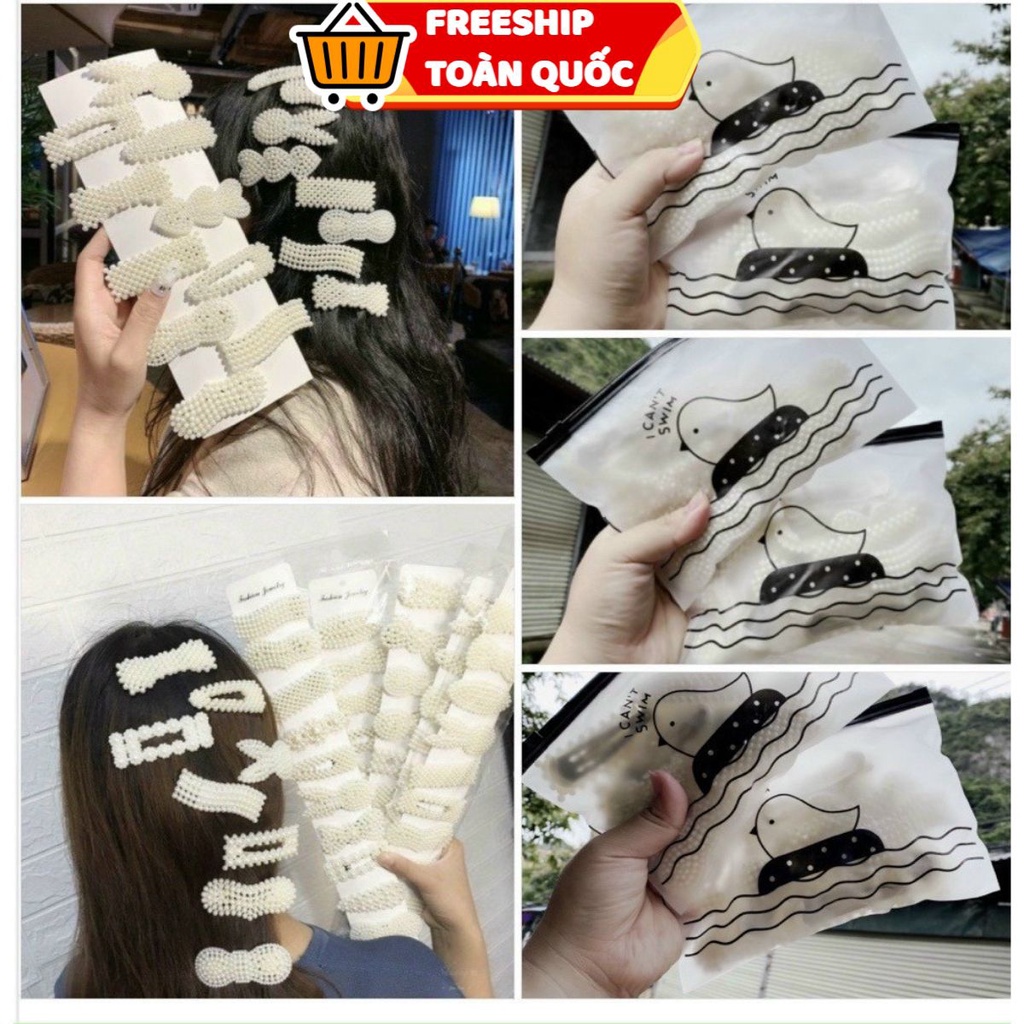 PVN24932 Sét kẹp tóc 20 chi tiết đủ mẫu y hình cưc xinh T2 .