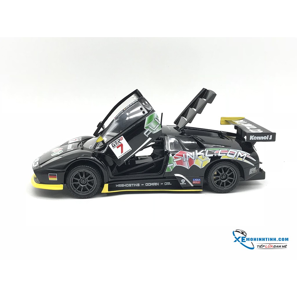 Xe Mô Hình Lamborghini Murcielago FIA GT 1:24 Bburago ( Đen )