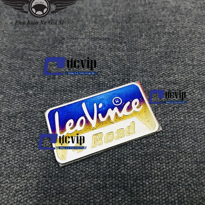 Combo Tem Leovince Lớn Và Chữ Leovince Nhỏ Titan Cao Cấp MS2807