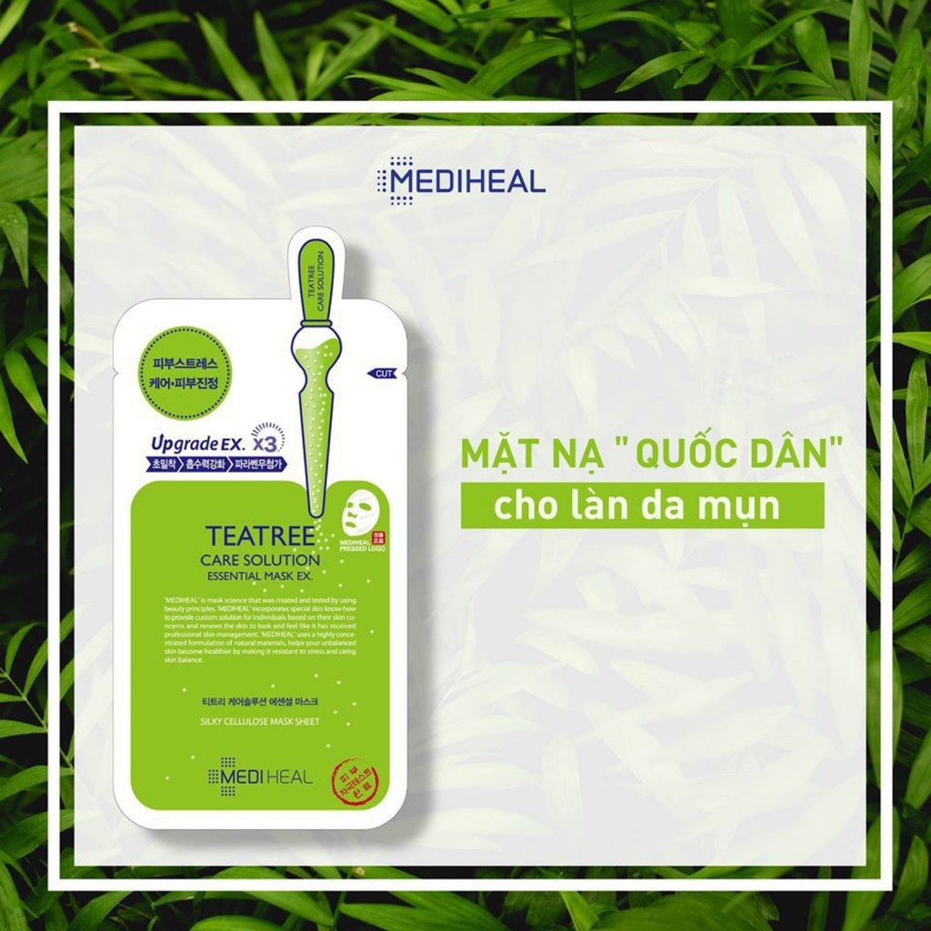 Mặt Nạ Tràm Trà Mediheal Tea Tree Ngăn Ngừa Mụn Mask Giấy 24ml