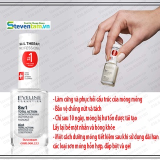 Dưỡng móng tay Eveline 8in1