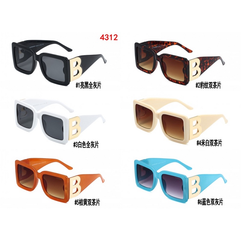 Kính Mát Gọng Vuông Oversize Chống Tia uv400 Phong Cách retro Mới